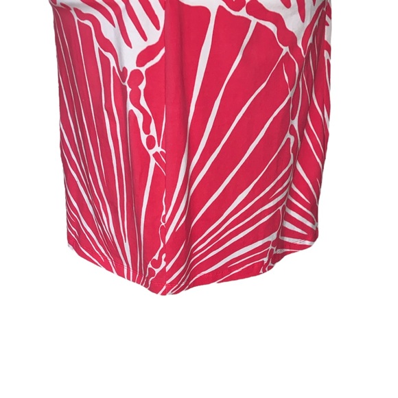 Lilly Pulitzer Tapango Pink & White Shimmy Shell Low Back Knit Sheath Dress - M - Picture 9 of 13